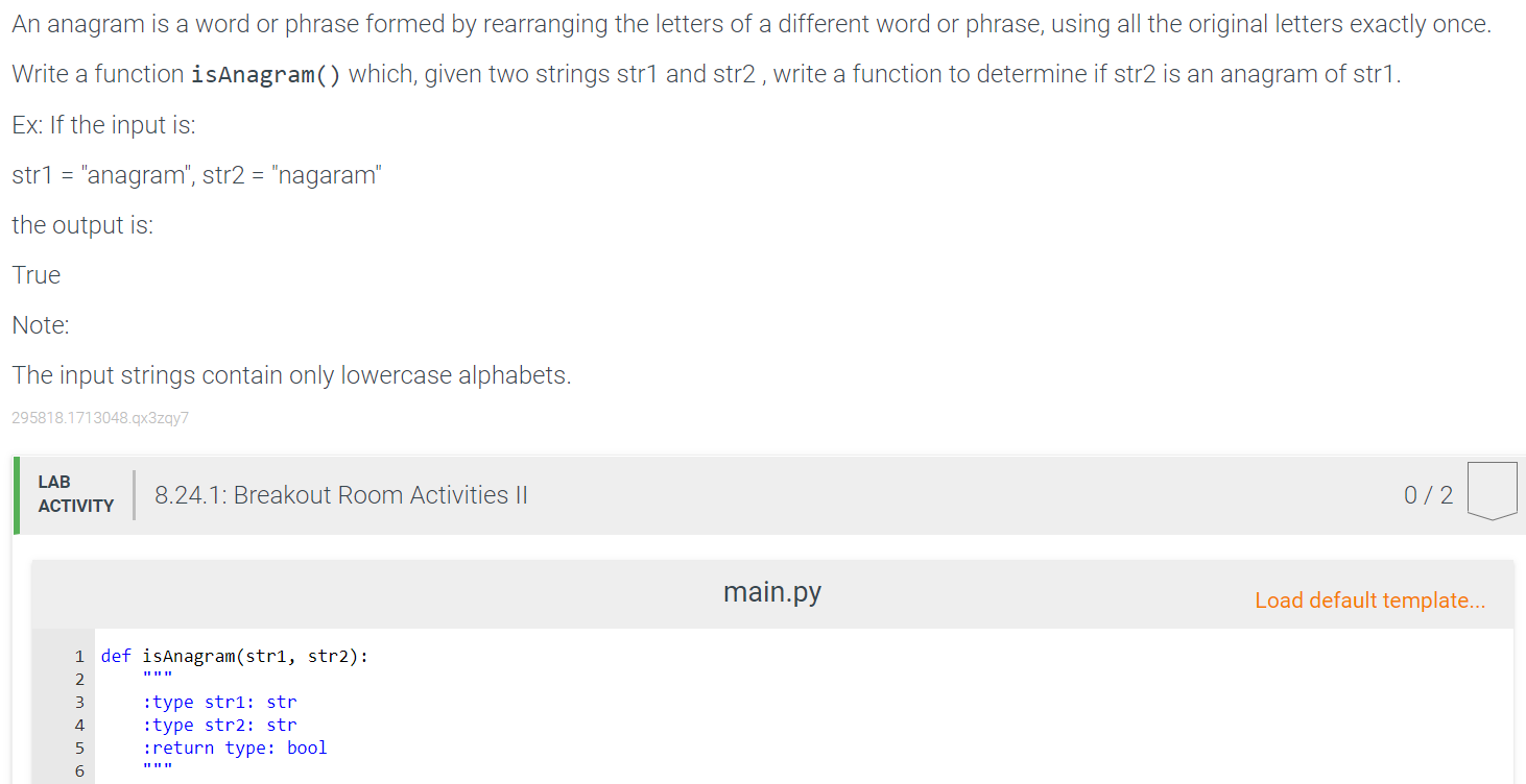 solved-an-anagram-is-a-word-or-phrase-formed-by-rearranging-chegg