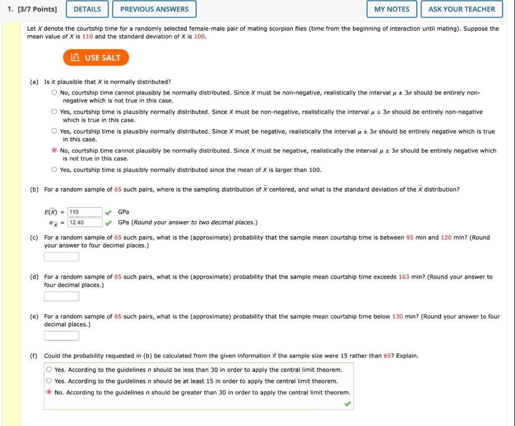 Solved Let X Denote The Courtship Time For A Randomly | Chegg.com