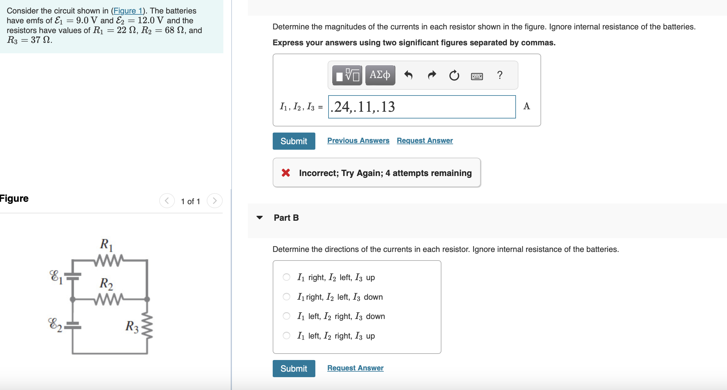 Solved Consider the circuit shown in (Figure 1). ﻿The | Chegg.com