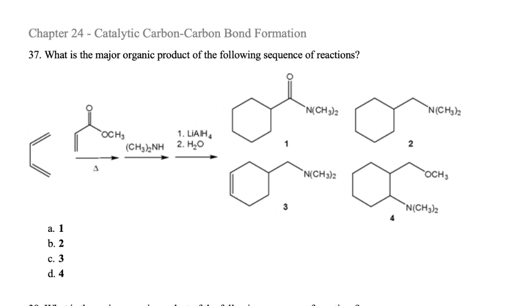 Solved Chapter 24 Catalytic Carbon Carbon Bond Formation