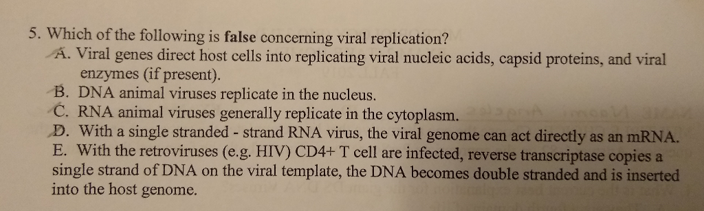 Which Of The Following Statements About Viral Spikes Is False Solved 5. Which of the following is false concerning viral | Chegg.com