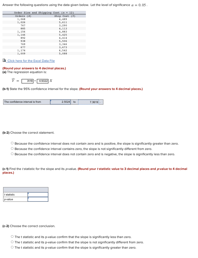 Solved Answer the following questions using the data given | Chegg.com