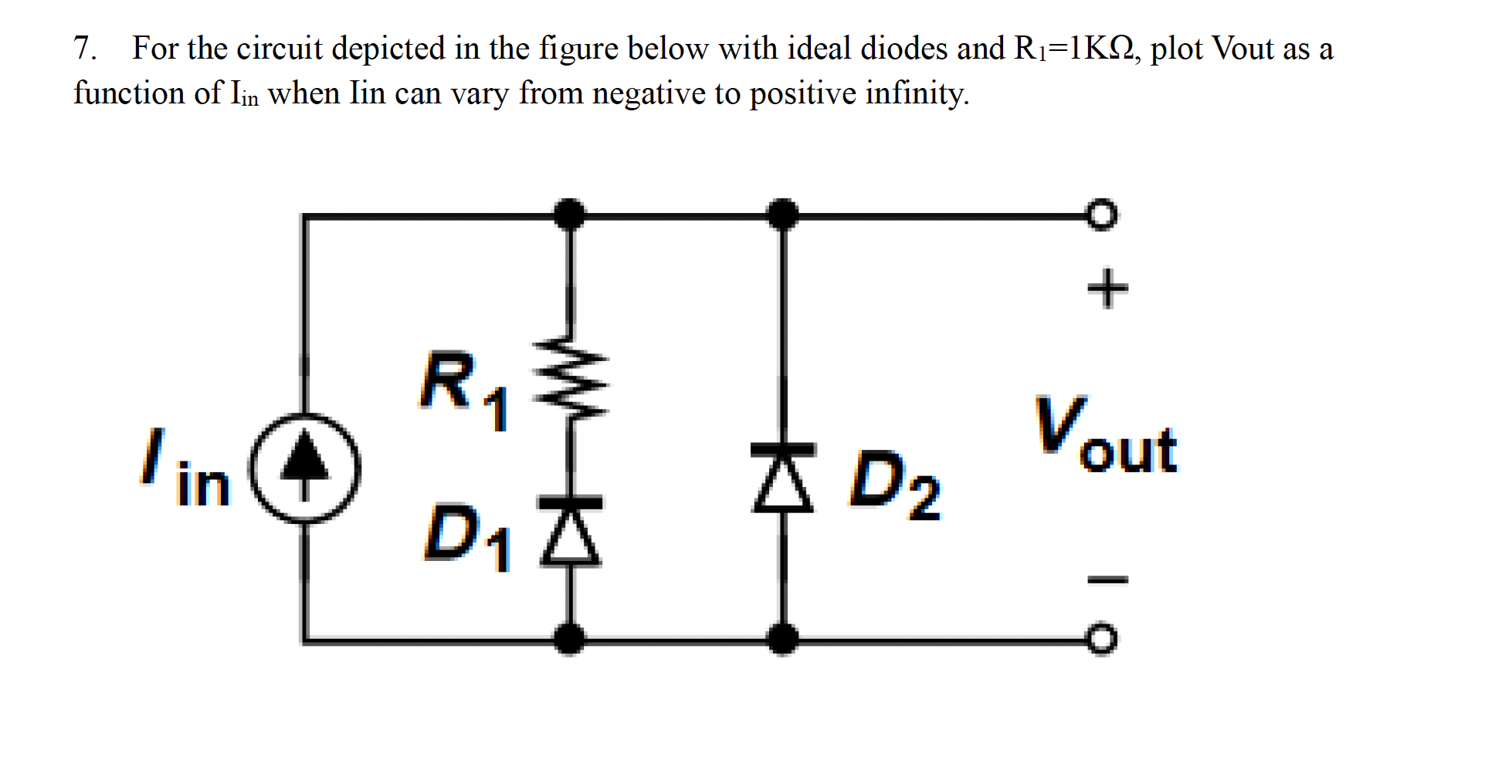 Solved For the circuit depicted in the figure below with | Chegg.com