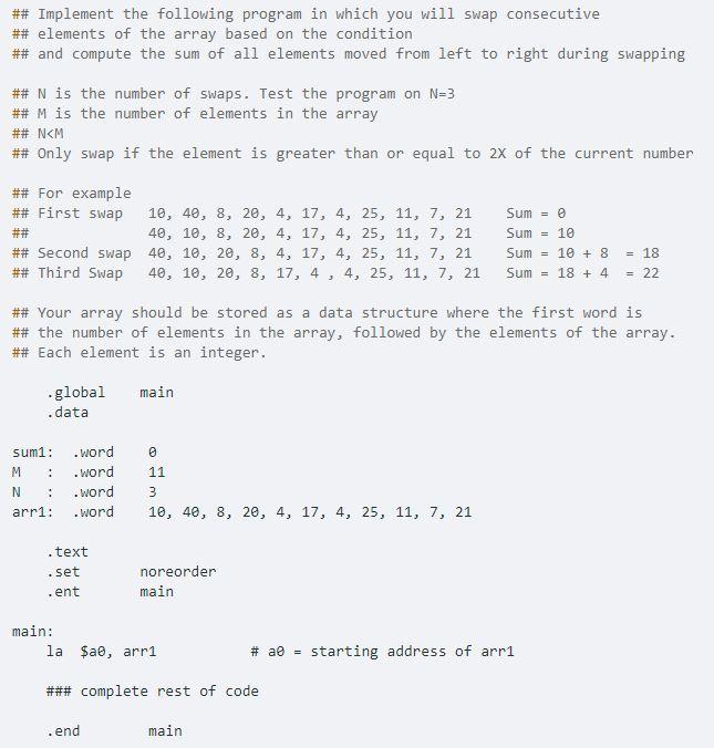 ## Implement the following program in which you will | Chegg.com
