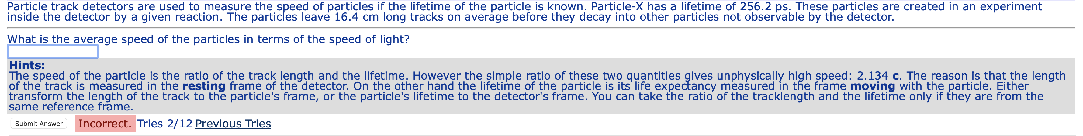 Solved Particle track detectors are used to measure the | Chegg.com