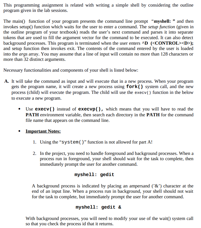 This programming assignment is related with writing a | Chegg.com