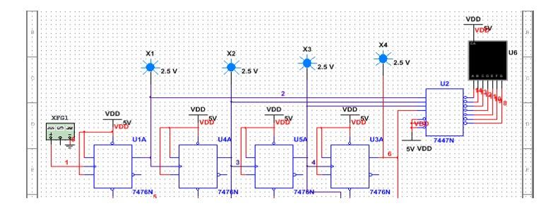 Experiment #5 Design of asynchronous and synchronous | Chegg.com