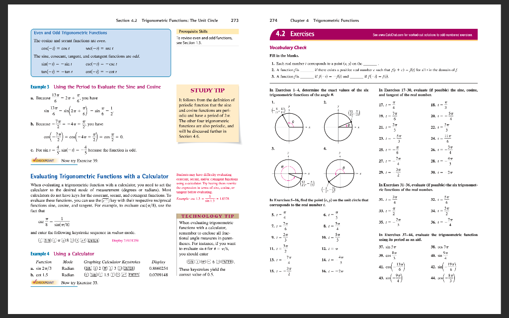 Section 4 1 Radion Und Degree Measure 4 1 Exercises Chegg 