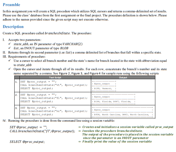 Preamble In this assignment you will create a SQL | Chegg.com