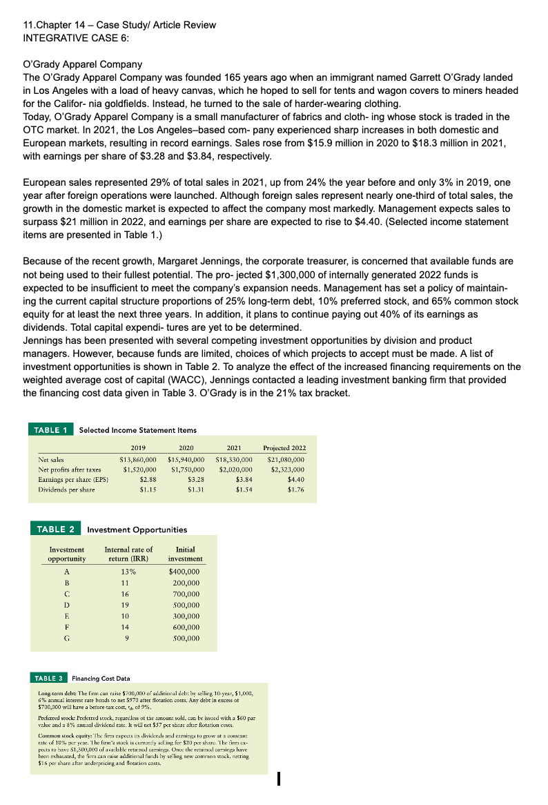 From Textbook Principles Of Managerial Finance | Chegg.com