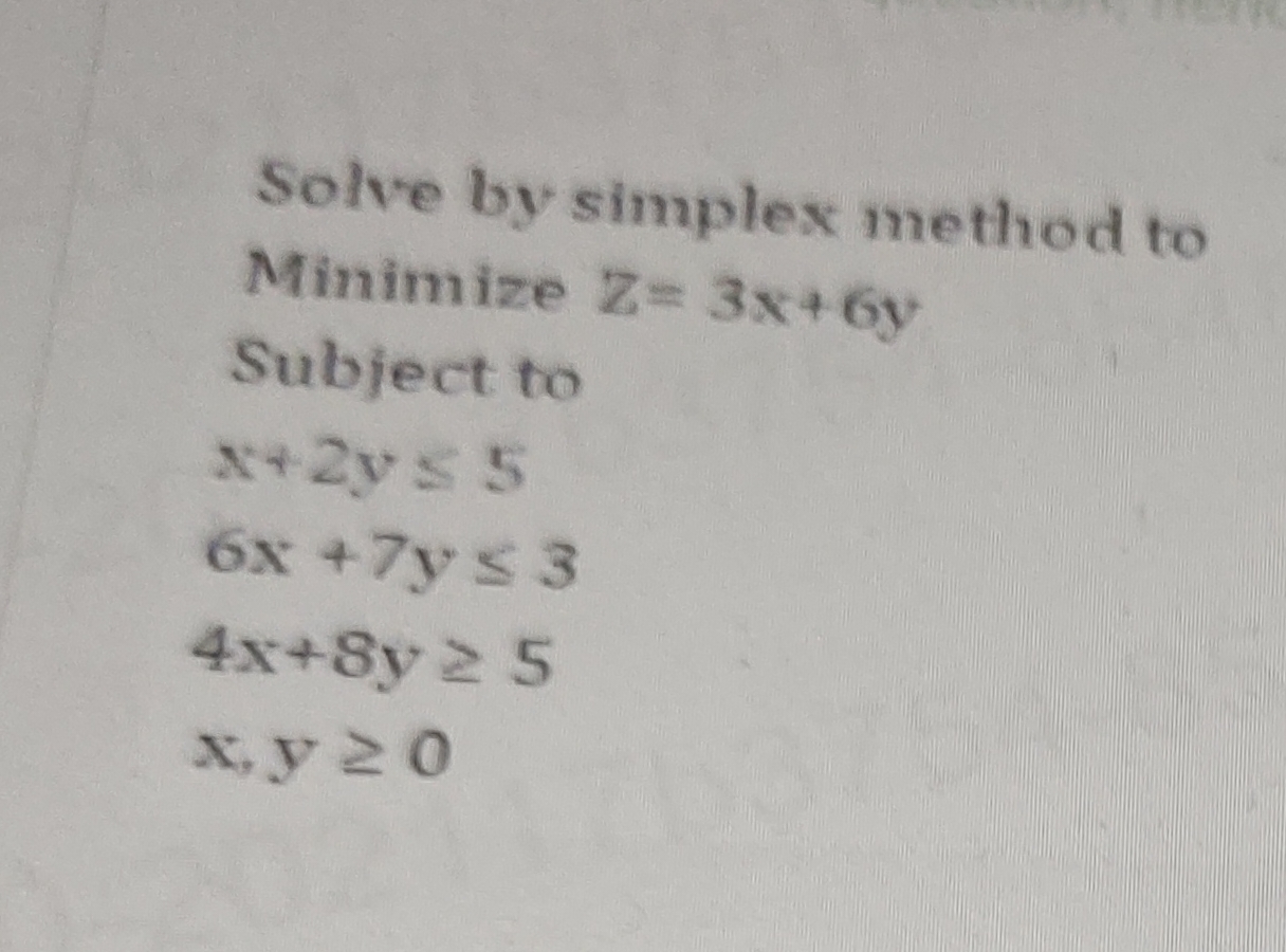 solve the following assignment problem