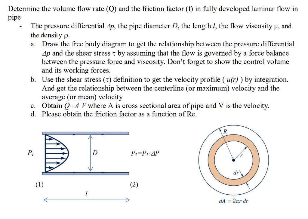 solved-determine-the-volume-flow-rate-q-and-the-friction-chegg