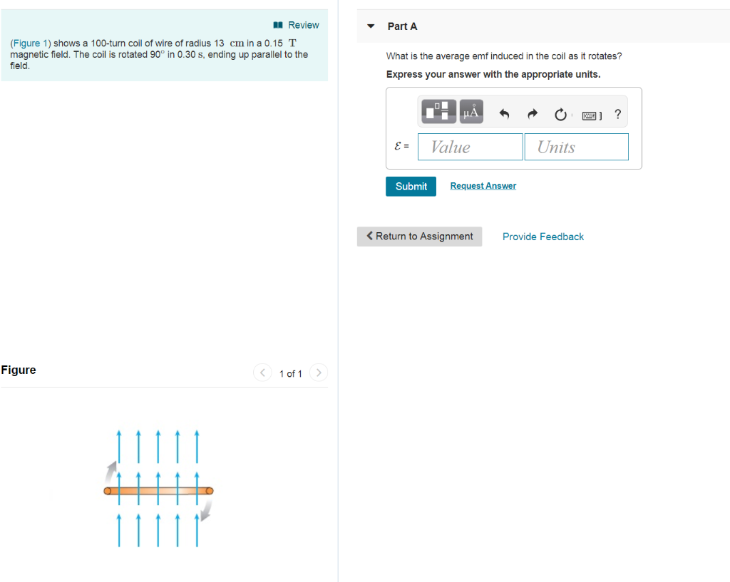 Solved Review Part A (Figure 1) Shows A 100-turn Coil Of | Chegg.com