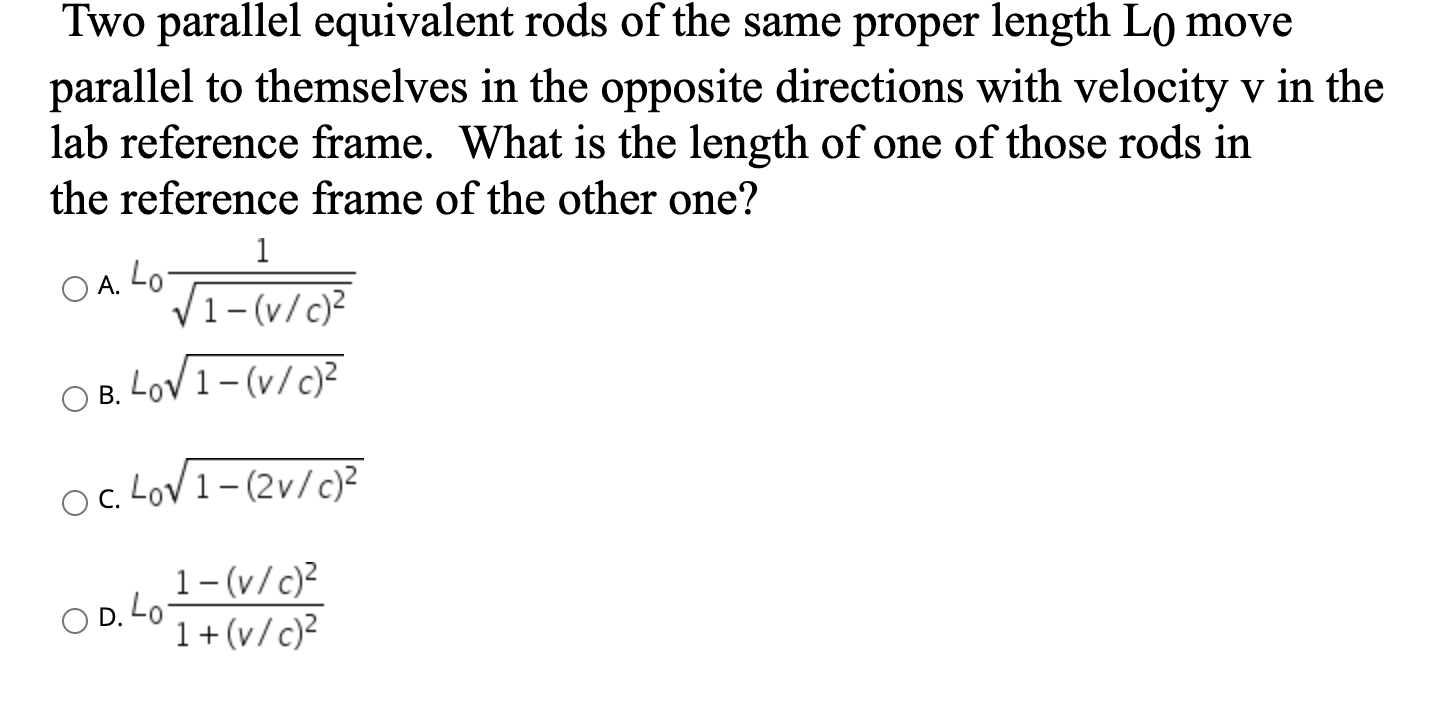 Solved Two parallel equivalent rods of the same proper | Chegg.com