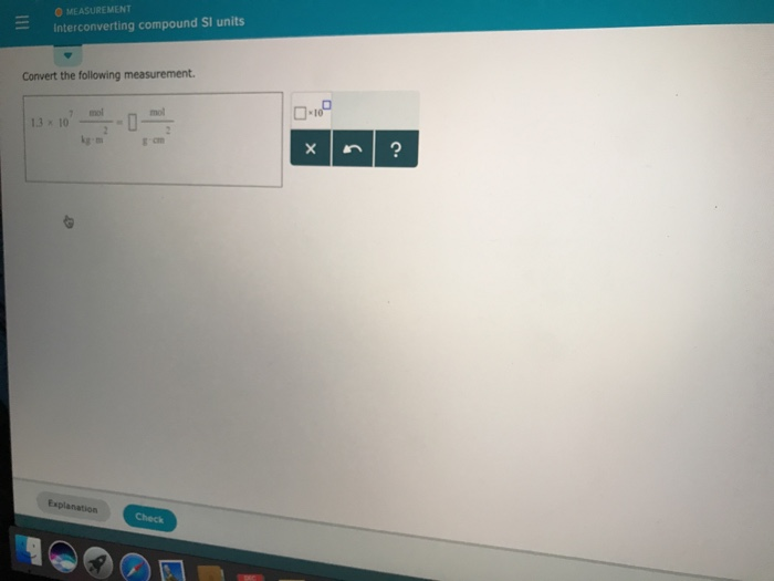 Solved -0 MEASUREMENT interconverting compound SI units | Chegg.com