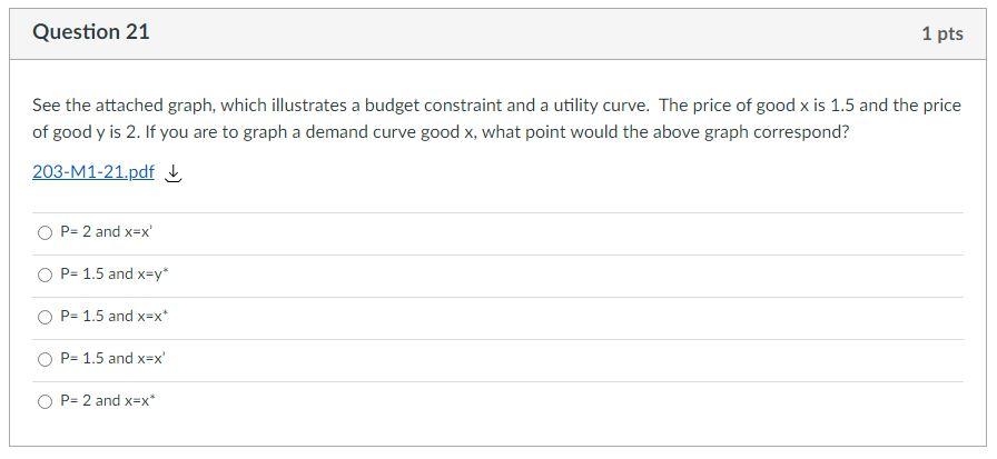 Solved Question 21 1 pts See the attached graph, which | Chegg.com