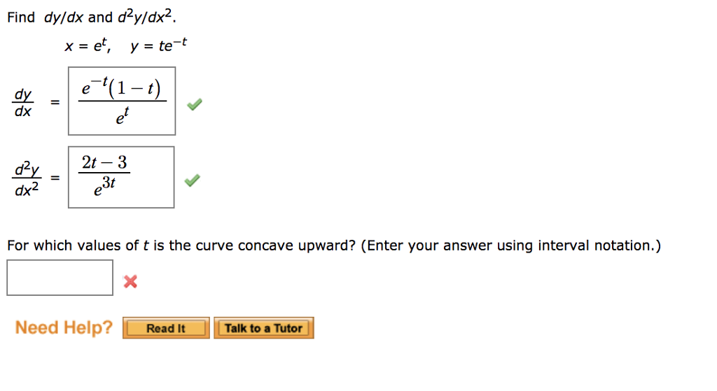 solved-find-dy-dx-and-d2y-dx2-x-et-y-te-dx-3t-dx2-for-which-chegg
