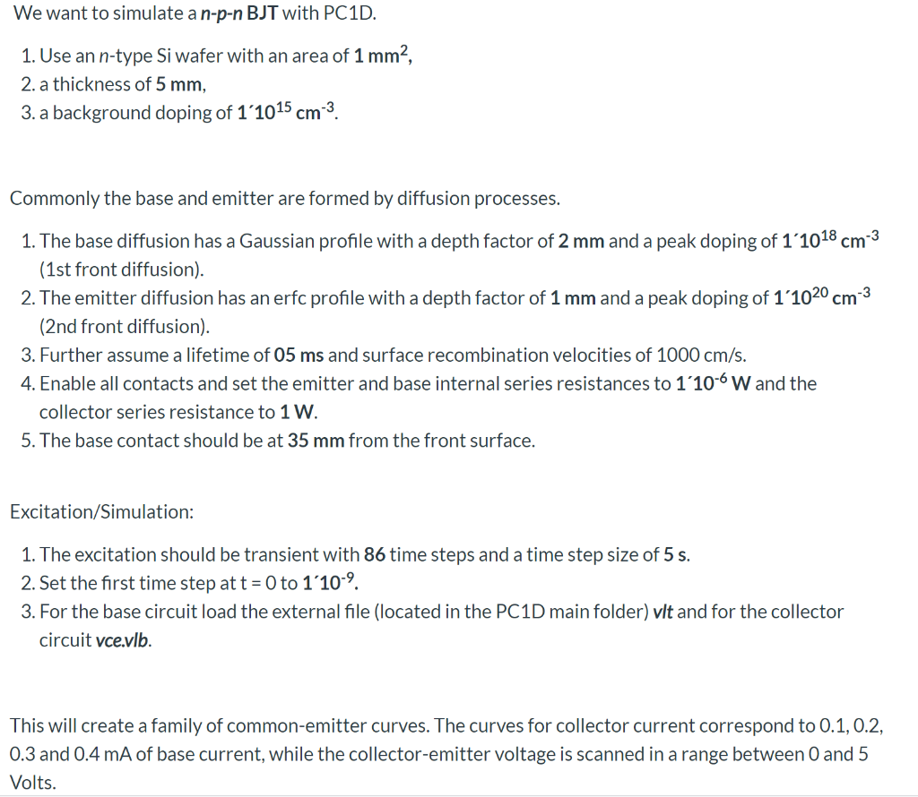 pc1d depth factor