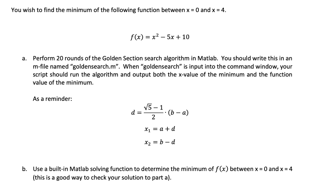 you-wish-to-find-the-minimum-of-the-following-chegg