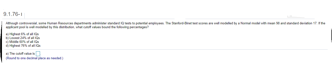 Solved 9.1.76-1 Although Controversial, Some Human Resources | Chegg.com