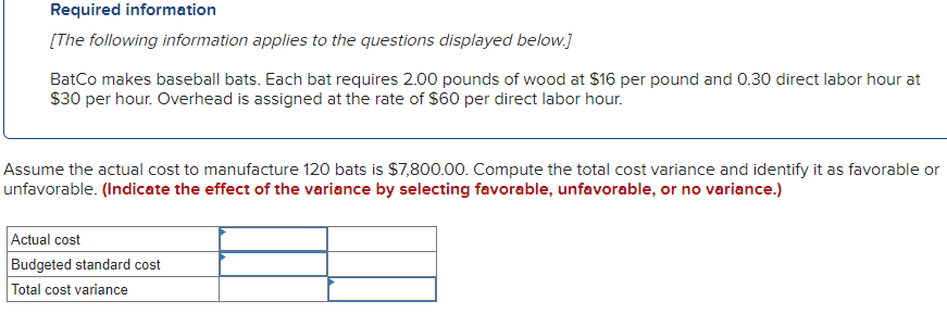 Solved Required information [The following information | Chegg.com