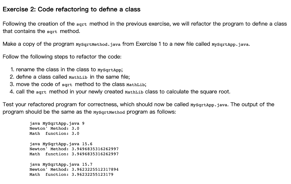 Solved Exercise 3: Quadratic formula The quadratic formula | Chegg.com