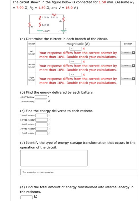 Solved The circuit shown in the figure below is connected | Chegg.com