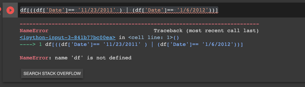 SEARCH STACK OVERFLOWdf[((df[ 'Date' | Chegg.com
