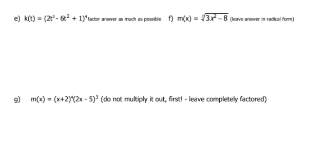 Solved E K T 2 6t 1 Factor Answer As Much As Chegg Com