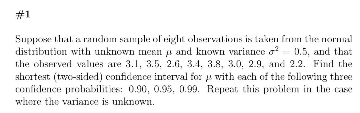 Solved Suppose that a random sample of eight observations is | Chegg.com