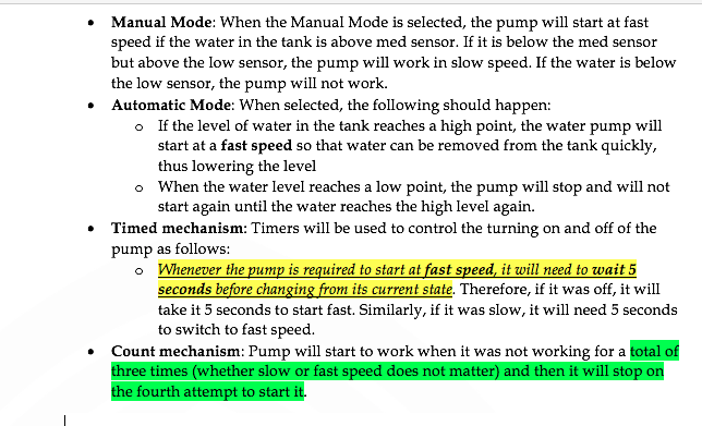 Manual Mode: When the Manual Mode is selected, the | Chegg.com