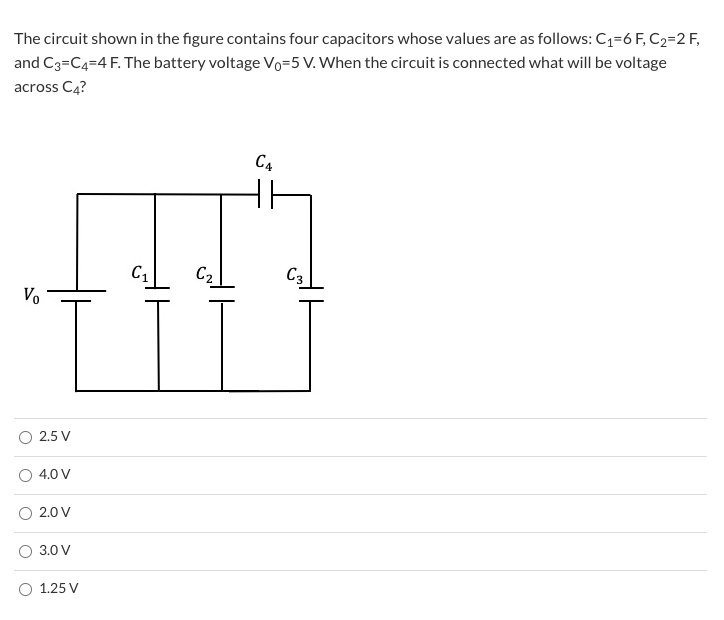 Solved The circuit shown in the figure contains four | Chegg.com