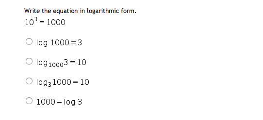 solved-write-the-equation-in-logarithmic-form-03-1000-log-chegg