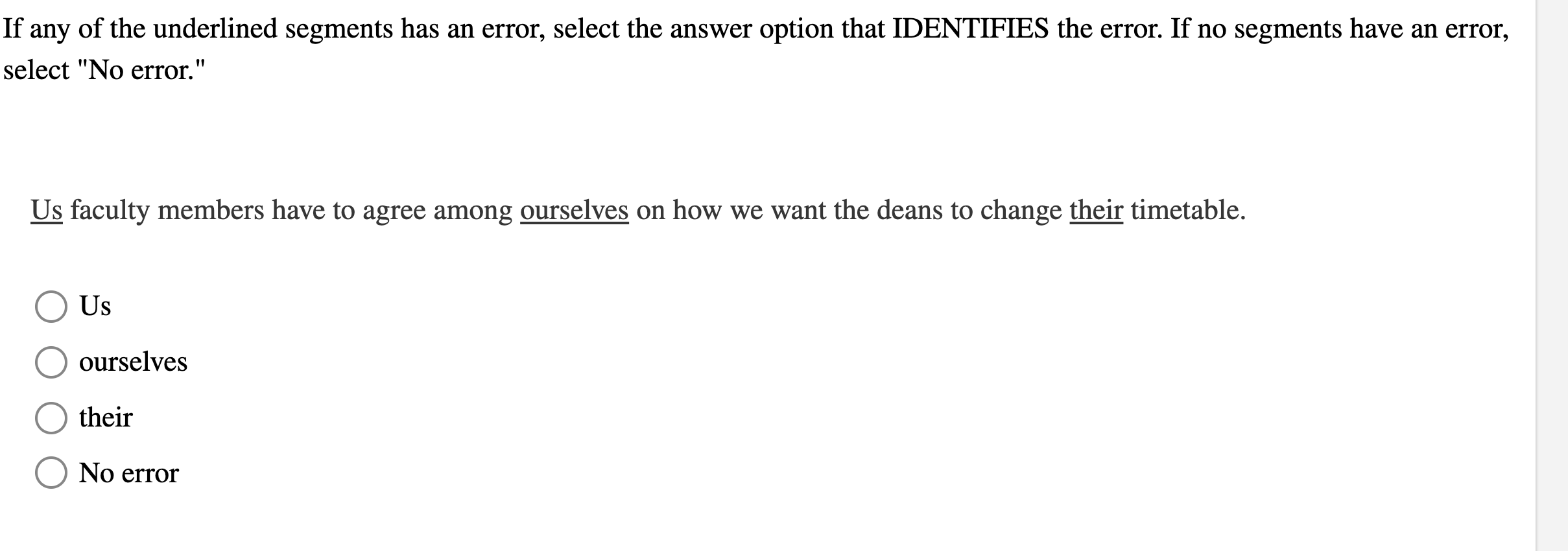 Solved In each passage, select the word group that is a | Chegg.com