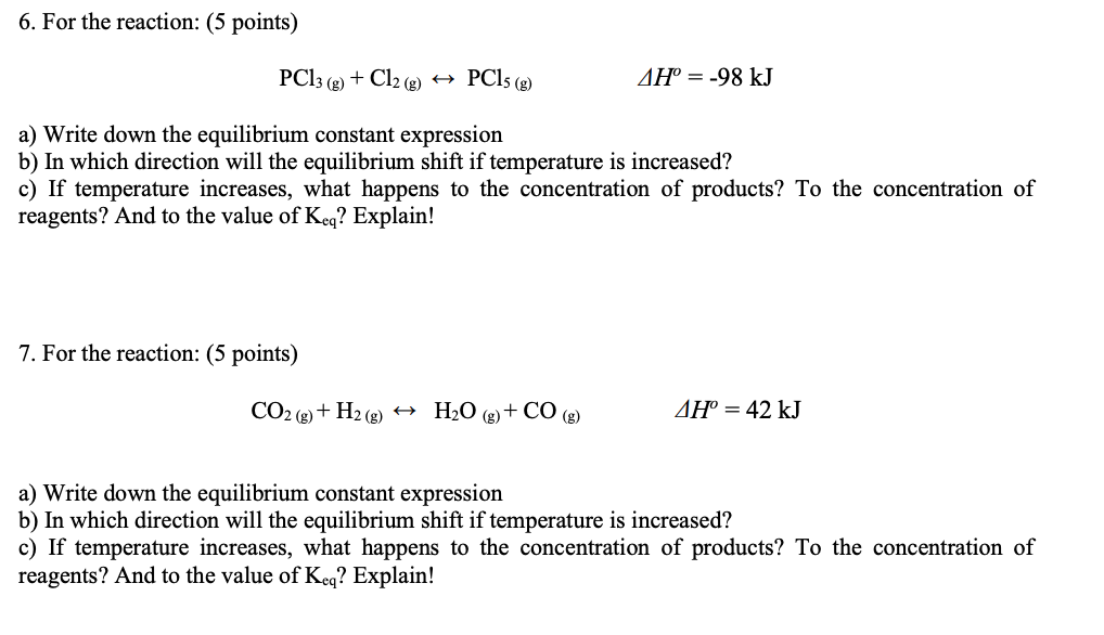 Solved 3. Predict The Effect Of The Following Changes On The 