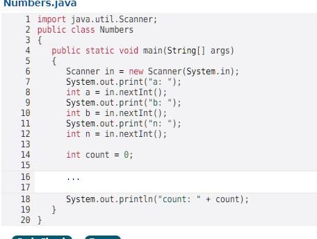 Solved 7 Numbers.java 1 import java.util.Scanner; 2 public | Chegg.com