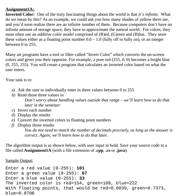 solved-assignment1a-inverted-color-one-of-the-truly-chegg