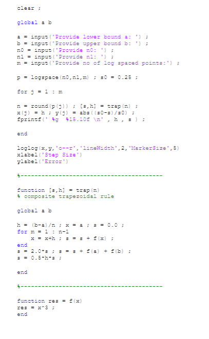 Solved In this example, an m-file that calculates and plots | Chegg.com