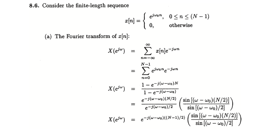 Solved How Does The Solution Go From Ejw0n E Jwn 1 Chegg Com