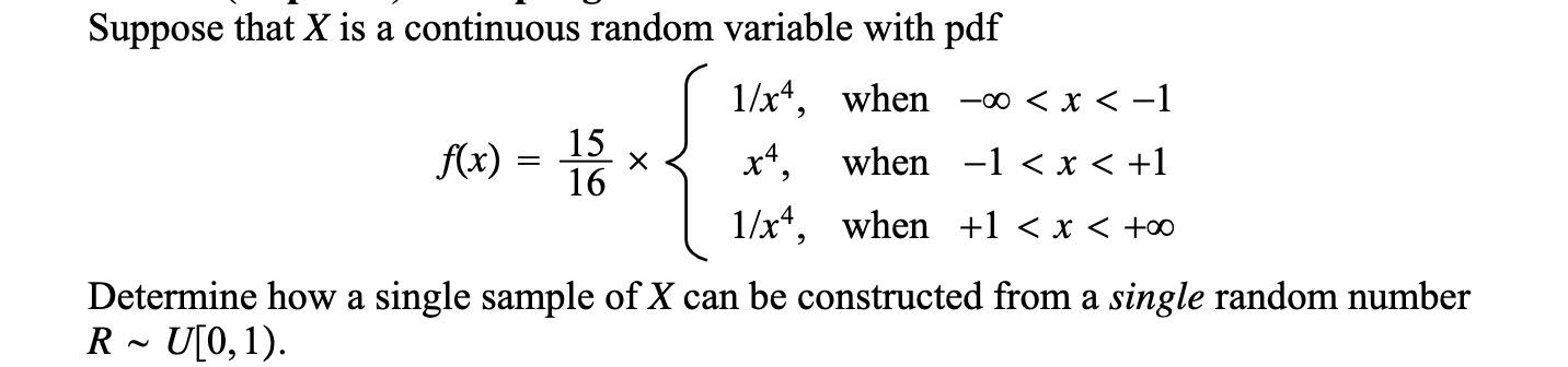 Solved Suppose that X is a continuous random variable with | Chegg.com
