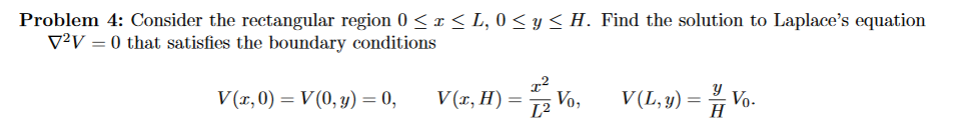 Solved Problem 4: Consider the rectangular region | Chegg.com