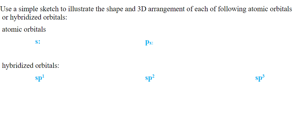 Solved Use a simple sketch to illustrate the shape and 3D | Chegg.com