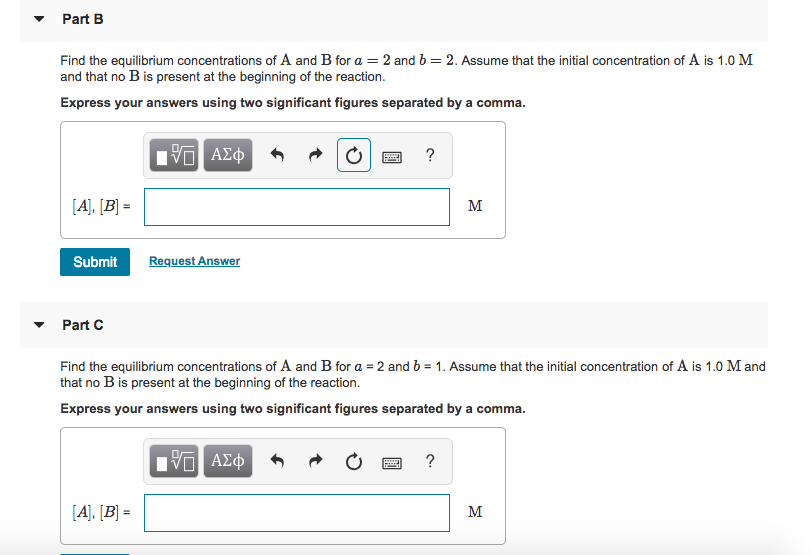 Solved Consider the following reaction and associated | Chegg.com