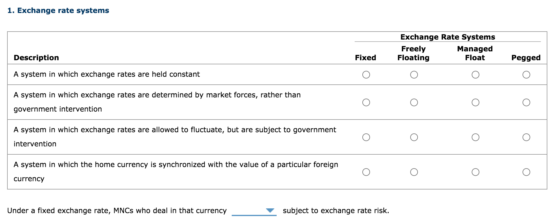 Another Term Of Exchange Rate