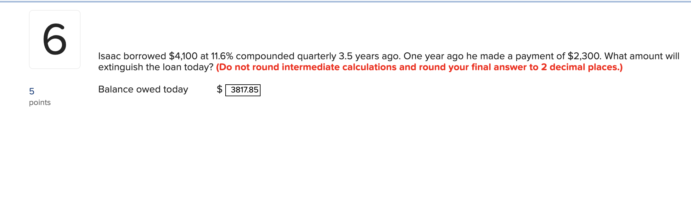 Solved 6 | Chegg.com