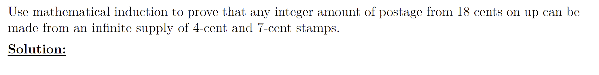 Solved Use mathematical induction to prove that any integer | Chegg.com