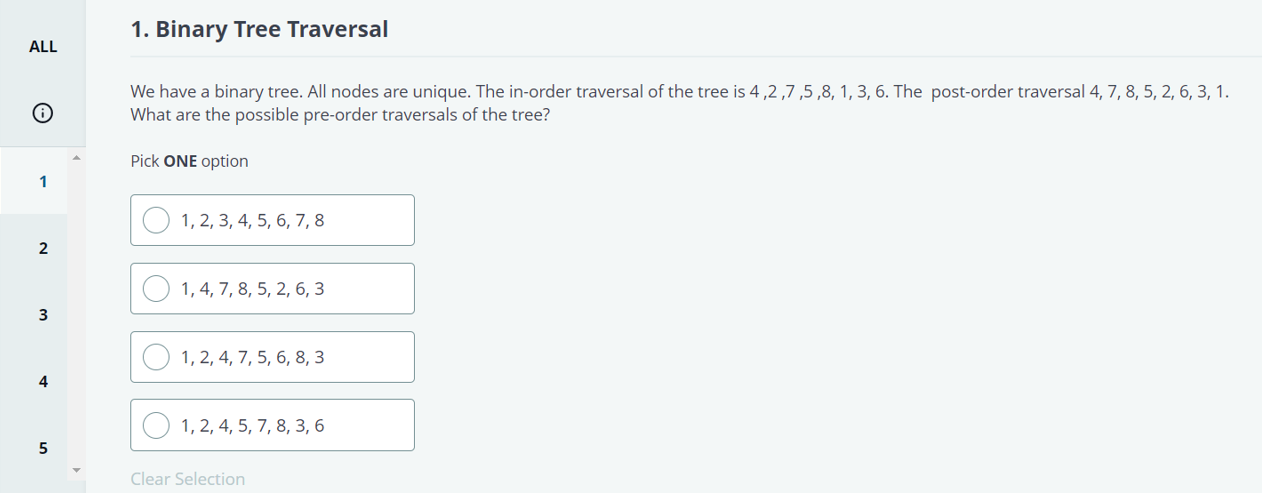Solved We have a binary tree. All nodes are unique. The | Chegg.com