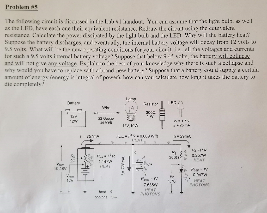 Solved Problem #5 The following circuit is discussed in the | Chegg.com