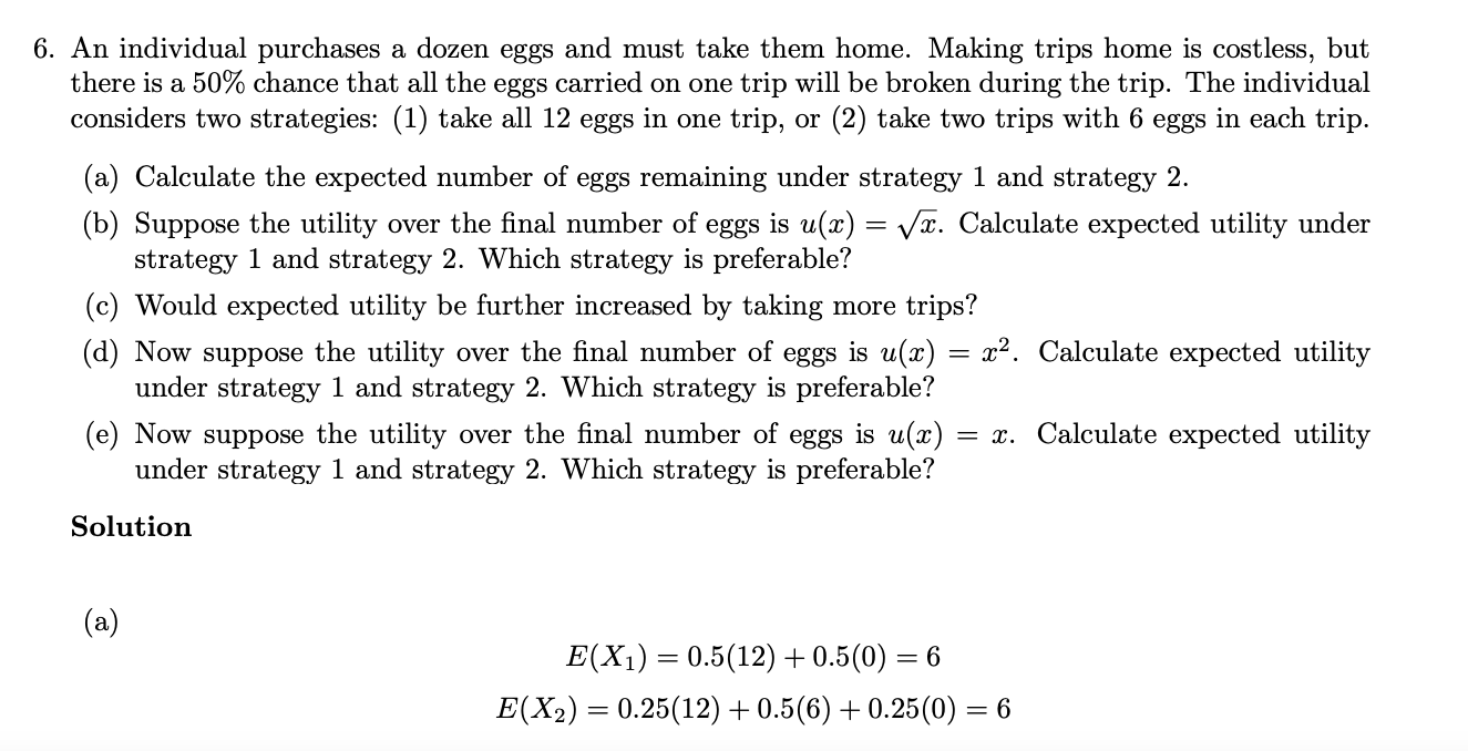 Expected Number Math Solved In part a, how do you calculate the expected number | Chegg.com