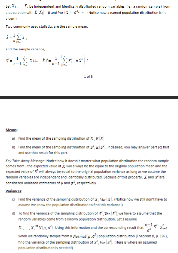 Let X1 X Be Independent And Identically Dist Chegg Com